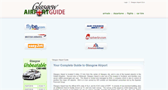 Desktop Screenshot of glasgowairportguide.com